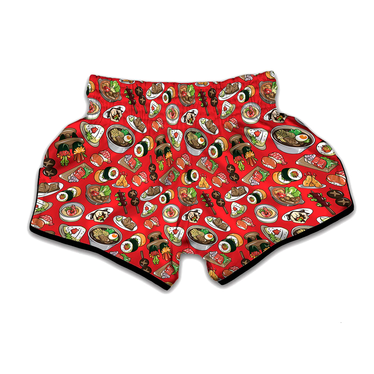 Kimono Japanese Print Pattern Muay Thai Boxing Shorts