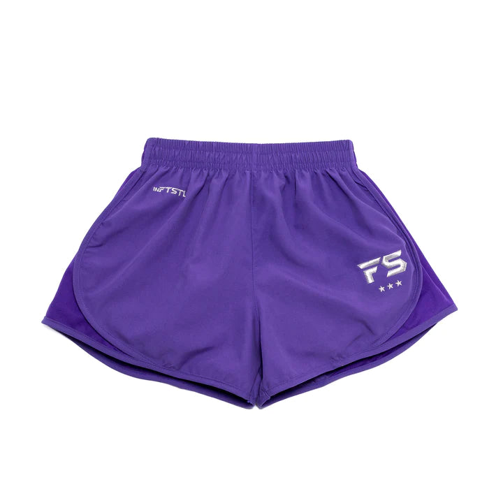 Purple 2025 running shorts